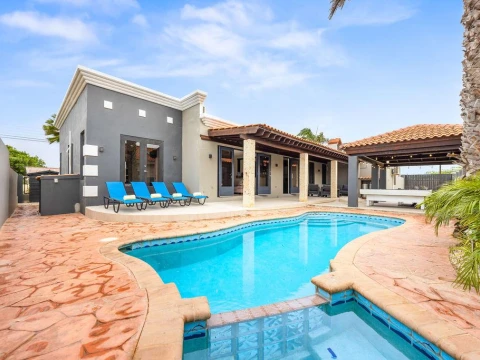 casa vacation rental pool aruba prima casa aruba